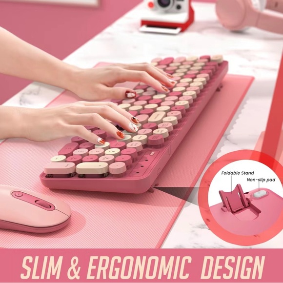 Soft touch wireless 2 in one combo keyboard and mouse - Picture 3 of 4